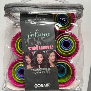 Conair Multi-Color Volume Curls Self-grip Rollers 31 Piece